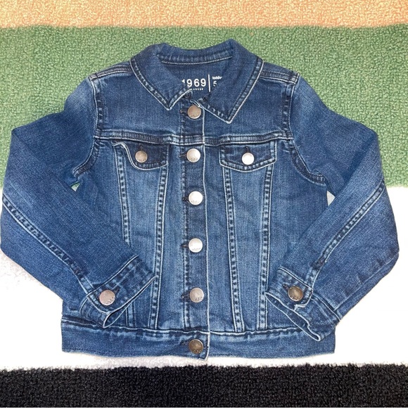 💙 5T BabyGap Blue Denim Jean Jacket - Picture 2 of 7